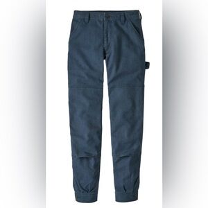NWOT Patagonia All Seasons Hemp Canvas Double Knee Pants Women’s 10 Blue Utility